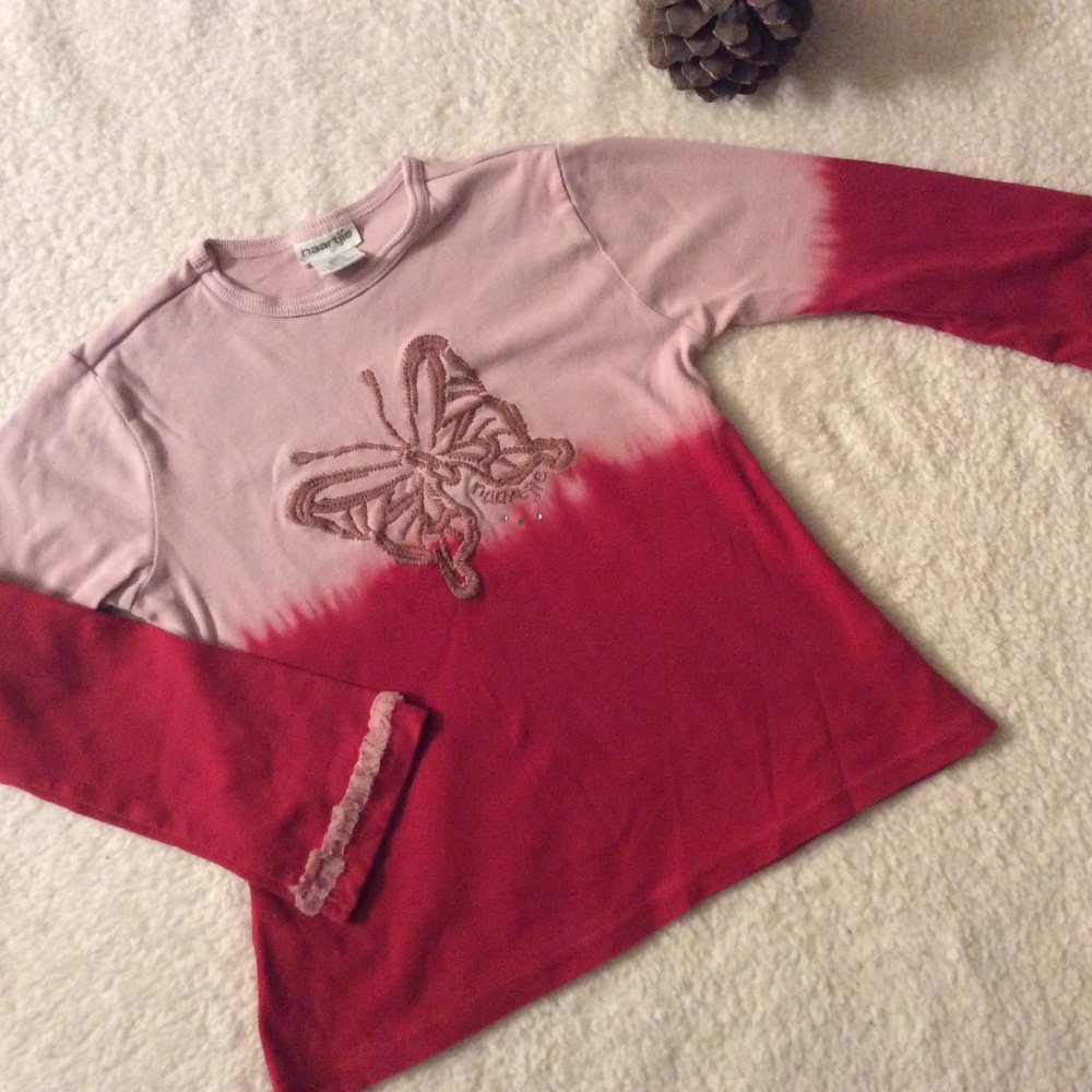 naartjie Tie Die Butterfly Top 8 *imperfect* rare